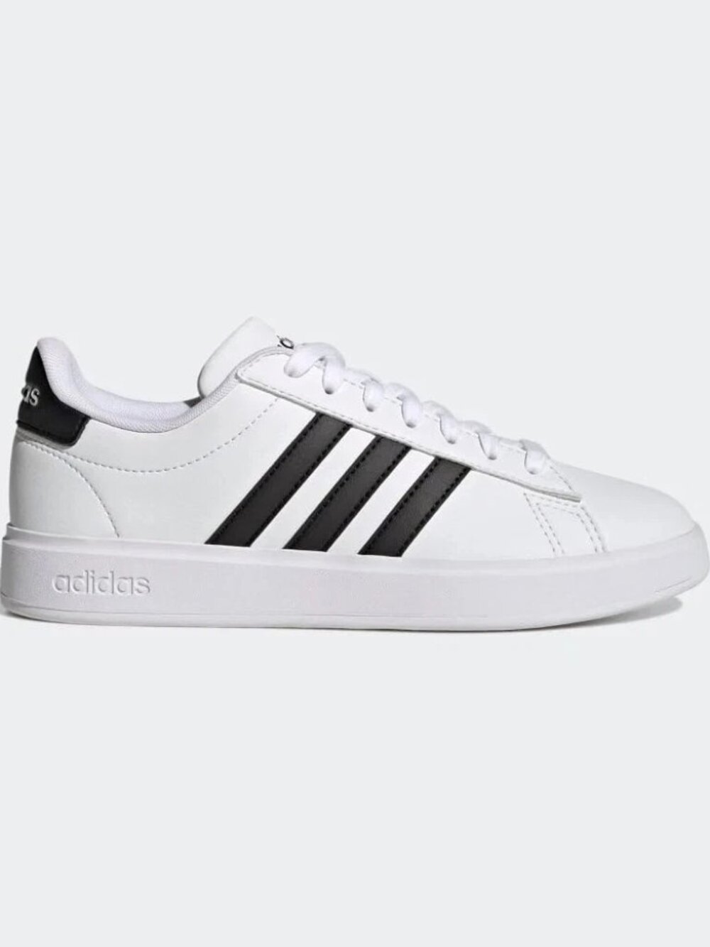 Adidas Men's Grand Court 2.0 Sneakers White/Black Size 10